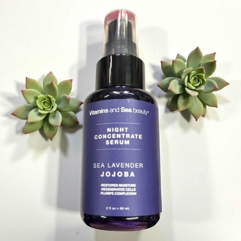 Vitamins and Sea Beauty Jojoba Sea Lavender Night Concentrate Serum